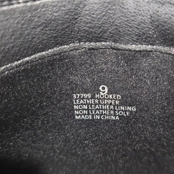 ~SOLD~Dolls Kill Windsor Smith Hooked Leather Cowboy Buckle Stud Tall Boots 9 - Picture 8 of 8